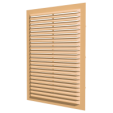 1724С беж, Решетка вентиляционная С сетка 170х240 пластик Beige ERA