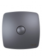 RIO 4C Dark gray metal, Вентилятор накладной RIO D100 обр.клапан Dark gray metal DICITI