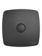 RIO 4C Matt black, Вентилятор накладной RIO D100 обр.клапан Matt black DICITI