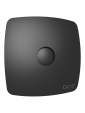 RIO 4C Matt black, Вентилятор накладной RIO D100 обр.клапан Matt black DICITI