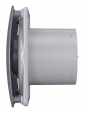 RIO 4C Dark gray metal, Вентилятор накладной RIO D100 обр.клапан Dark gray metal DICITI
