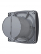 RIO 4C Dark gray metal, Вентилятор накладной RIO D100 обр.клапан Dark gray metal DICITI