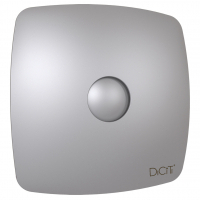 RIO 4C Gray metal, Вентилятор накладной RIO D100 обр.клапан Gray metal DICITI
